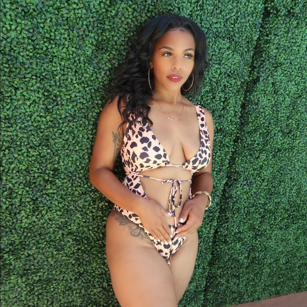 Leopard One Piece Swim